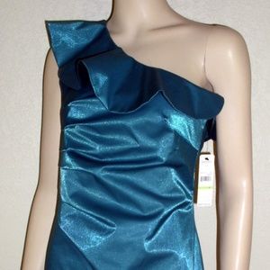 Laundry by Design NWT Sz 4 One Shoulder Dress